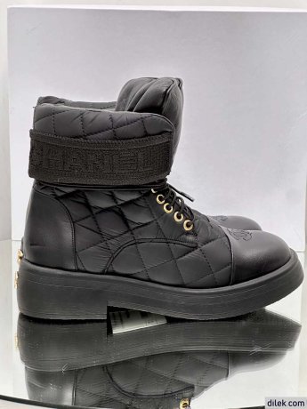 Chanel Women Leather Boots