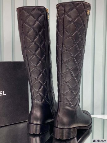 Chanel Women Long Leather Boot