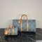 Louis Vuitton Keepal Bandouliere 50 Denim
