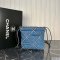 Chanel 22 Small Denim Handbag