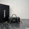 Chanel Tweed Leather Box Bag Large