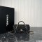 Chanel Tweed Leather Box Bag Large