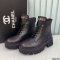Chanel Women Leather Short Boots