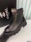 Chanel Women Leather Short Boots