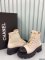 Chanel Women Leather Short Boots