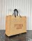 Fendi Raffia Tote Bag