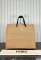 Fendi Raffia Tote Bag