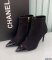 Chanel Women Leather Boot