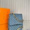 Louis Vuitton Coussin PM Monogram Denim