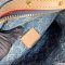 Louis Vuitton High Rise Monogram Denim