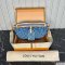 Louis Vuitton High Rise Monogram Denim