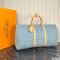 Louis Vuitton Keepal Bandouliere 50 Denim