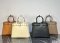 Prada Buckle Large Leather Handbag