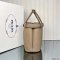 Prada Buckle Large Leather Handbag