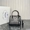 Prada Galleria Satin Small Bag With Crystals