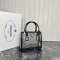Prada Galleria Satin Small Bag With Crystals