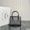 Prada Galleria Satin Small Bag With Crystals