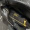 Prada Satin Flap Bag With Crystals