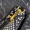 Prada Satin Flap Bag With Crystals