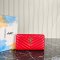 Saint Laurent Cassandre Metelasse Zip Around Wallet