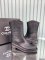 Chanel Women Leather Boots