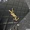 Saint Laurent Gaby Chain Phone Holder In Quilted Lambskin