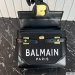 Balmain B-Buzz 23 Canvas and Leather Bag
