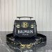 Balmain B-Buzz 23 Canvas and Leather Bag