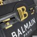 Balmain B-Buzz 23 Canvas and Leather Bag