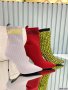 Balmain Women Stretch Knit Skye Ankle Boot