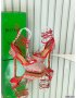 Bottega Veneta Sparkle Stretch Leather Sandals