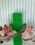 Bottega Veneta Sparkle Stretch Leather Sandals