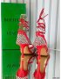 Bottega Veneta Sparkle Stretch Leather Sandals
