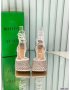 Bottega Veneta Sparkle Stretch Leather Sandals