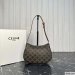 Celine Small Tilly Bag In Triomphe Canvas