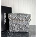 Chanel 22 Chain Hobo Quilted Wool Tweed