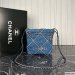 Chanel 22 Small Denim Handbag