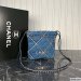 Chanel 22 Small Denim Handbag