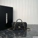 Chanel Tweed Leather Box Bag Large