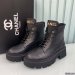 Chanel Women Leather Short Boots