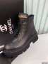 Chanel Women Leather Short Boots