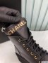 Chanel Women Leather Short Boots