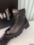 Chanel Women Leather Short Boots