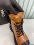Chanel Women Leather Short Boots