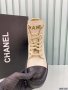 Chanel Women Leather Short Boots