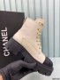 Chanel Women Leather Short Boots