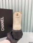 Chanel Women Leather Short Boots