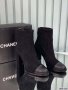 Chanel Women Suede Boots