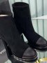 Chanel Women Suede Boots