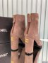 Chanel Women Suede Boots